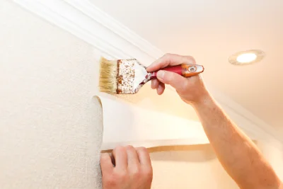 Pose de papier peint à Arrast-Larrebieu — revêtements muraux et toiles de verre